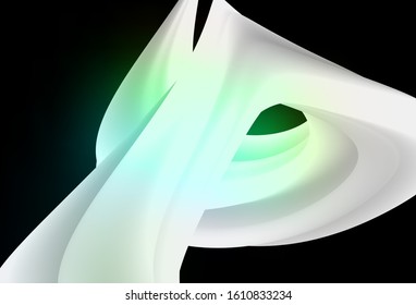 Dark Green vector colorful abstract texture. A completely new colored illustration in blur style. New style for your business design.