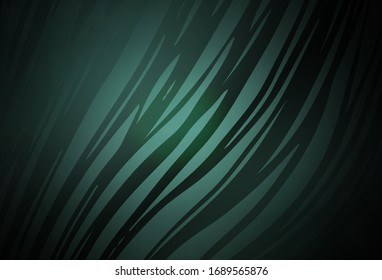 Dunkelgrüne Vektorillustration bunter abstrakter Textur. Abstrakte farbige Illustration mit Farbverlauf. Eleganter Hintergrund für ein Markenbuch.