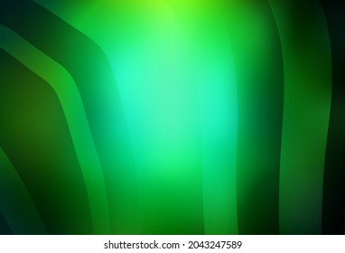 Dark Green vector colorful abstract texture. An elegant bright illustration with gradient. The best blurred design for your business.