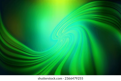 Dark Green vector colorful abstract background. Shining colored illustration in smart style. Blurred design for your web site.