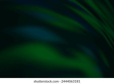 Textura abstracta colorida del Vector verde oscuro. Nueva ilustración de color en estilo desenfoque con degradado. Diseño de estilo Nuevo para tu libro de marca.