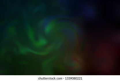 Dark Green vector colorful blur backdrop. A completely new colored illustration in blur style. New design for your business.
