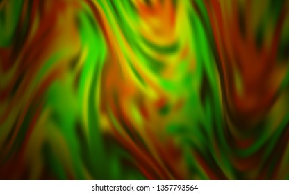 Dark Green vector colorful blur backdrop. New colored illustration in blur style with gradient. Completely new design for your business.