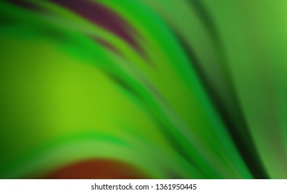 Dark Green vector colorful blur backdrop. Glitter abstract illustration with gradient design. Completely new design for your business.