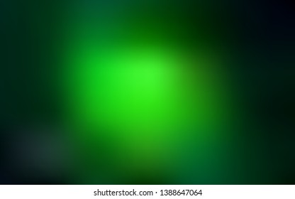 Dark Green vector colorful blur backdrop. Abstract colorful illustration with gradient. The best blurred design for your business.