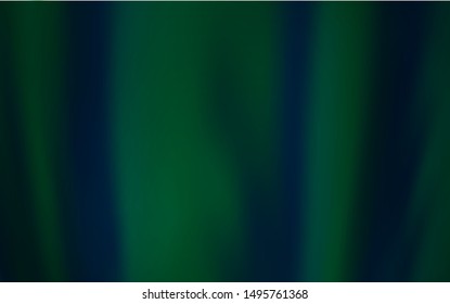 Dark Green vector colorful blur background. Colorful illustration in abstract style with gradient. New way of your design.