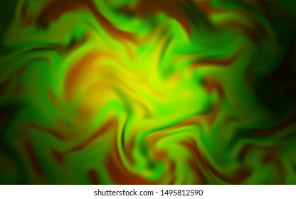Dark Green vector colorful blur backdrop. A completely new colored illustration in blur style. The best blurred design for your business.
