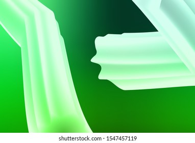 Dark Green vector colorful blur backdrop. Glitter abstract illustration with gradient design. Smart design for your work.