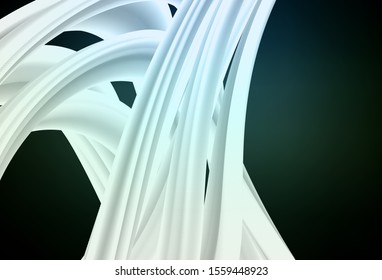 Dark Green vector colorful blur backdrop. Colorful abstract illustration with gradient. Completely new design for your business.