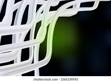 Dark Green vector colorful blur background. Shining colorful illustration in smart style. New style design for your brand book.