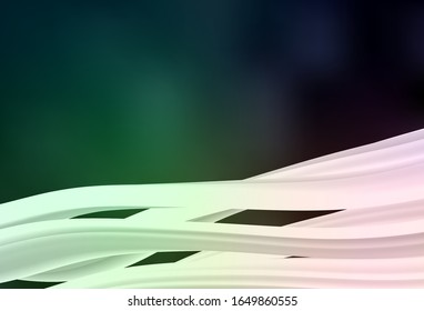 Dark Green vector colorful blur background. Abstract colorful illustration with gradient. Completely new design for your business.