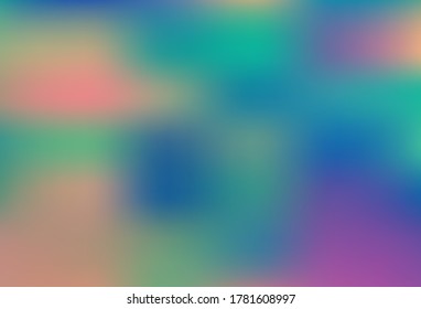 Dark Green vector colorful blur backdrop. Glitter abstract illustration with gradient design. New style for your business design.
