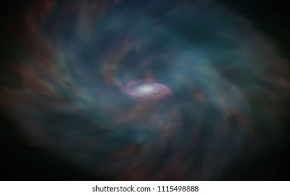 Dark Green vector cover with astronomical stars. Space stars on blurred abstract background with gradient. Template for cosmic backgrounds.