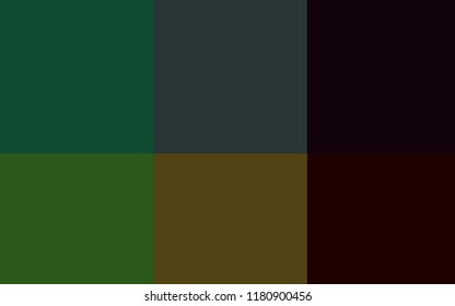 Dark Green vector cover with colorful palette. Colorful gradient set with collection of rainbow colors. Pattern of colors for design of ads, posters, banners.