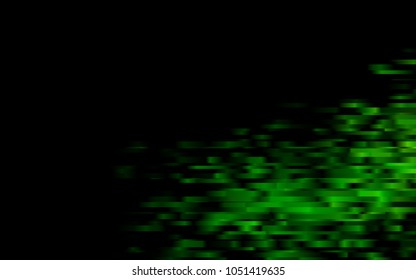 Dark Green vector cover with long lines. Shining colored illustration with narrow lines. The pattern can be used for busines ad, booklets, leaflets
