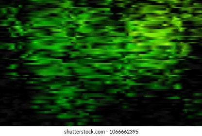 Dark Green vector cover with long lines. Blurred decorative design in simple style with lines. The pattern can be used for websites.
