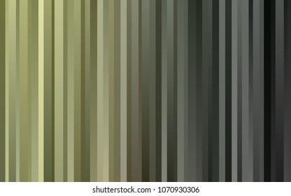 Dark Green vector cover with long lines. Blurred decorative design in simple style with lines. The template can be used as a background.