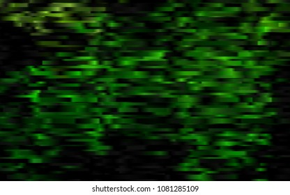 Dark Green vector cover with long lines. Lines on blurred abstract background with gradient. Best design for your ad, poster, banner.