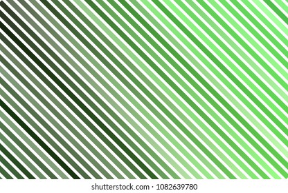 Dark Green vector cover with long lines. Blurred decorative design in simple style with lines. Best design for your ad, poster, banner.
