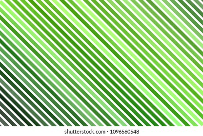 Dark Green vector cover with long lines. Glitter abstract illustration with colored sticks. The template can be used as a background.