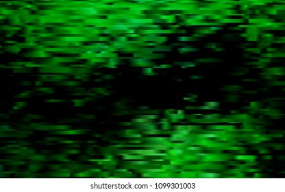Dark Green vector cover with long lines. Blurred decorative design in simple style with lines. The pattern can be used as ads, poster, banner for commercial.