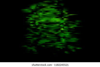 Dark Green vector cover with long lines. Blurred decorative design in simple style with lines. The pattern can be used for websites.