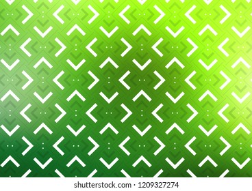 Dark Green vector cover with long lines. Shining colored illustration with narrow lines. Smart design for your business advert.