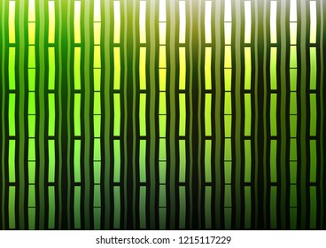 Dark Green vector cover with long lines. Blurred decorative design in simple style with lines. The pattern can be used for websites.