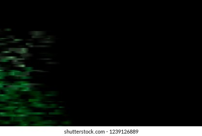 Dark Green vector cover with long lines. Blurred decorative design in simple style with lines. The pattern can be used as ads, poster, banner for commercial.