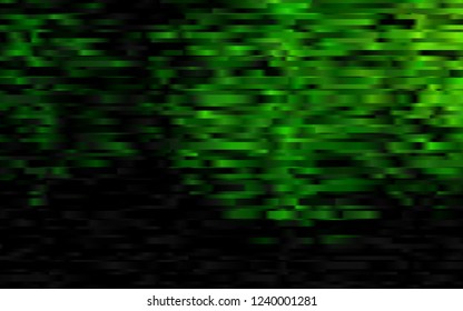 Dark Green vector cover with long lines. Lines on blurred abstract background with gradient. Smart design for your business advert.