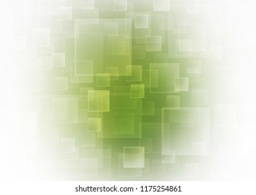 Dark Green vector cover in polygonal style. Modern abstract illustration with colorful rectangles. Pattern can be used for websites.