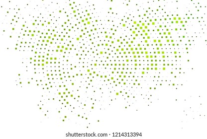 Dark Green vector cover in polygonal style. Decorative design in abstract style with rectangles. Pattern for busines ad, booklets, leaflets