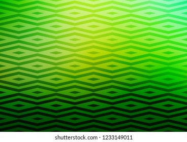 Dark Green vector cover in polygonal style. Decorative design in abstract style with triangles. Pattern for busines ad, booklets, leaflets