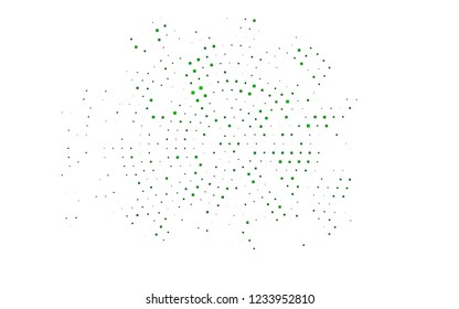 Dark Green vector cover in polygonal style. Decorative design in abstract style with rectangles. Modern template for your landing page.