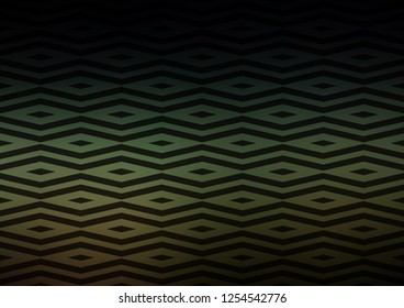 Dark Green vector cover in polygonal style. Illustration with set of colorful triangles. Pattern can be used for websites.