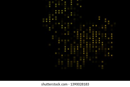 Dark Green vector cover in polygonal style. Beautiful illustration with rectangles and squares. Modern template for your landing page.