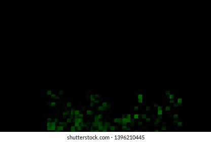 Dark Green vector cover in polygonal style. Illustration with set of colorful rectangles. Modern template for your landing page.