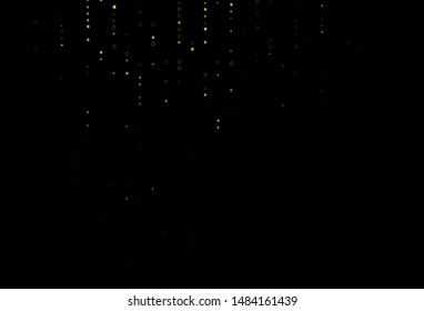 Dark Green vector cover with polygonal style. Beautiful illustration with rectangles and squares. Modern template for your promotion.