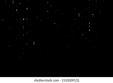 Dark Green vector cover with polygonal style. Beautiful illustration with rectangles and squares. Best design for your ad, poster, banner.