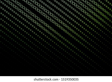 Dark Green vector cover with polygonal style. Glitter abstract illustration with rectangular shapes. Pattern for busines booklets, leaflets.