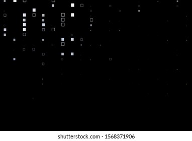 Dark Green vector cover with polygonal style. Illustration with set of colorful rectangles. Pattern for busines booklets, leaflets.