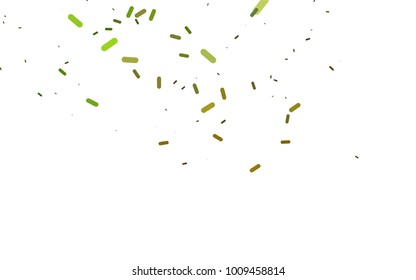 Dark Green vector cover with rounded stripes. Capsules on blurred abstract background with gradient. Smart design for your business advert.