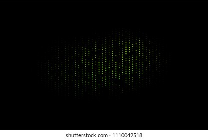 Dark Green vector  cover with spots. Blurred bubbles on abstract background with colorful gradient. Completely new template for your brand book.