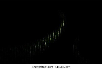 Dark Green vector  cover with spots. Glitter abstract illustration with blurred drops of rain. The pattern can be used for beautiful websites.