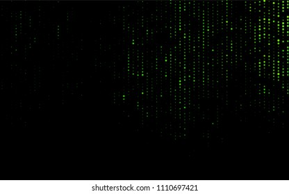 Dark Green vector  cover with spots. Beautiful colored illustration with blurred circles in nature style. Beautiful design for your business natural advert.