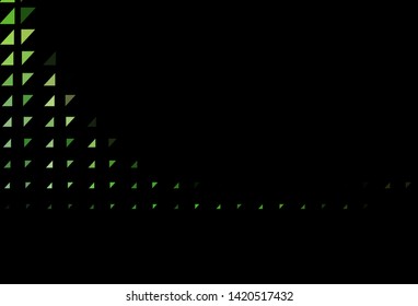 Dark Green vector cover with spots. Illustration with set of shining colorful abstract circles. Pattern for beautiful websites.