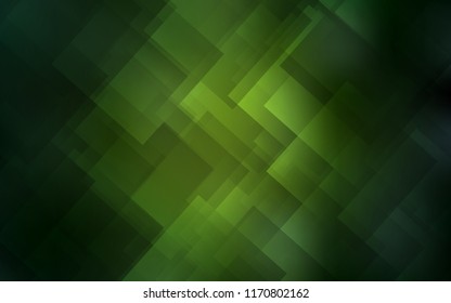 Dark Green vector cover with stright stripes. Shining colored illustration with sharp stripes. Pattern for your busines websites.