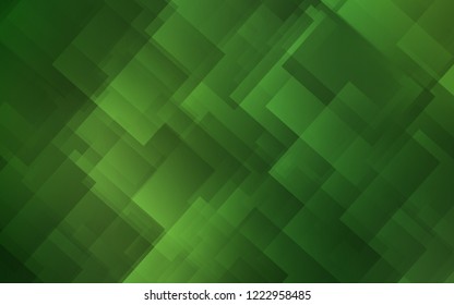 Dark Green vector cover with stright stripes. Blurred decorative design in simple style with lines. Pattern for ads, posters, banners.