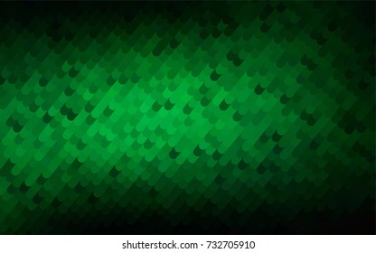 Dark Green vector crooked abstract pattern. Shining crooked illustration in a brand-new style. A new texture for your design.