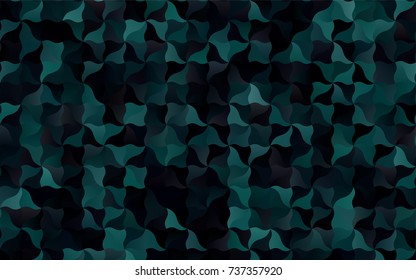 Dark Green vector crooked abstract background. Brand-new colored illustration in blurry style with gradient. The template can be used as a background for cell phones.